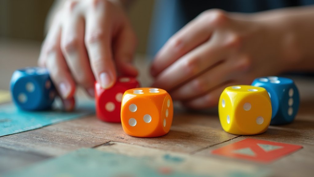 oversized dice for accessibility