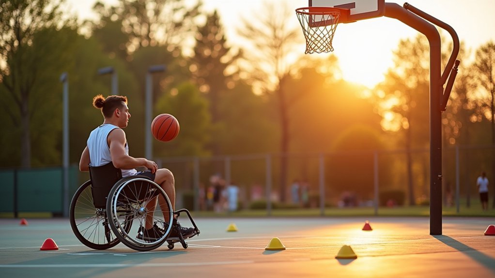 portable hoops for accessibility