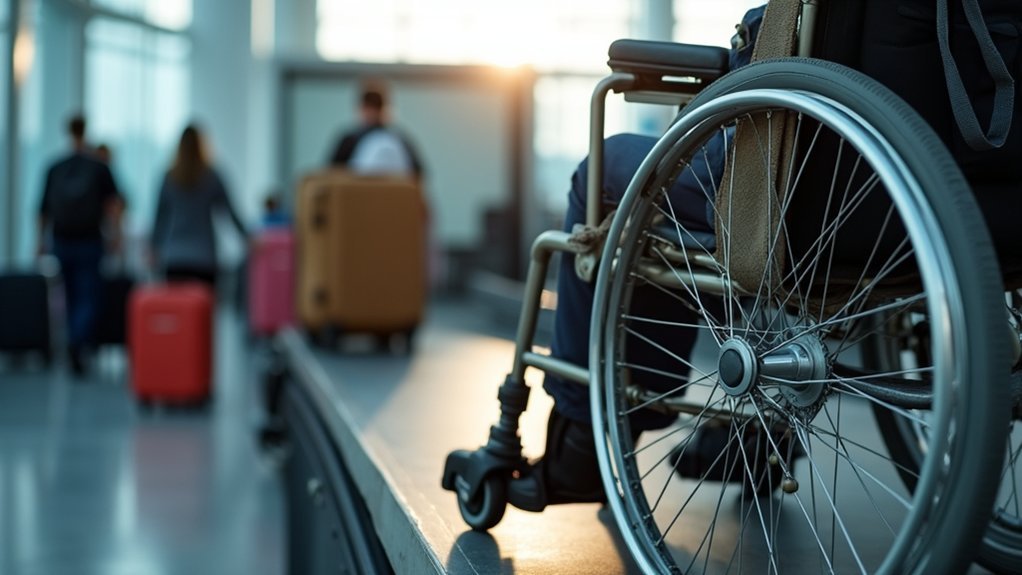 protecting wheelchair during transit