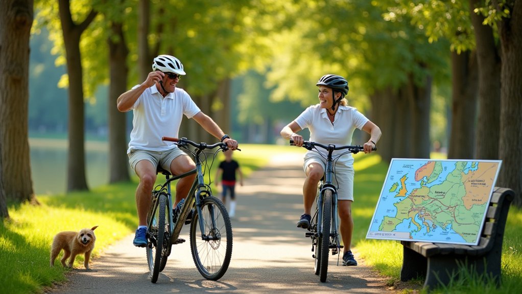 safe gradual cycling routes