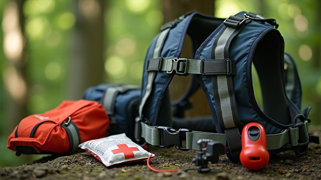 secure harnesses for emergencies