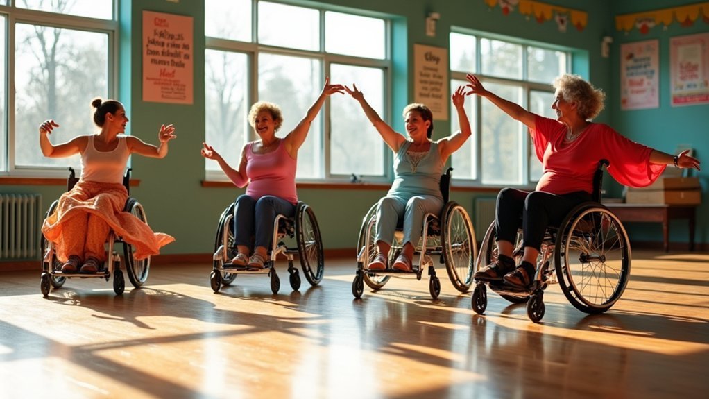senior wheelchair dance performances
