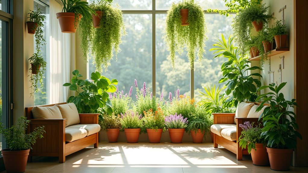 sensory rich therapeutic plant environments