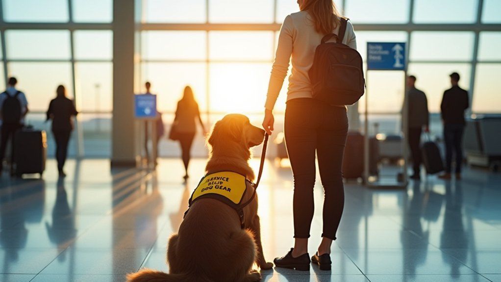 service dog travel training