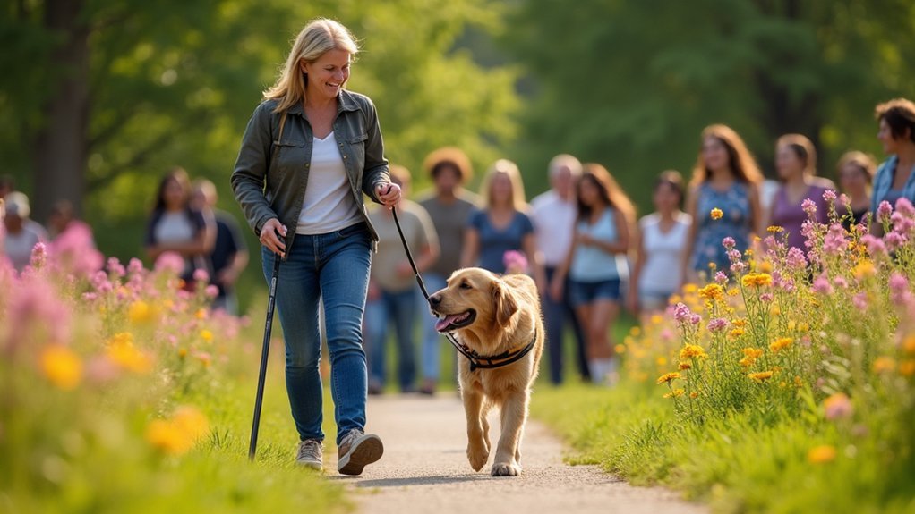 social connection through service dogs