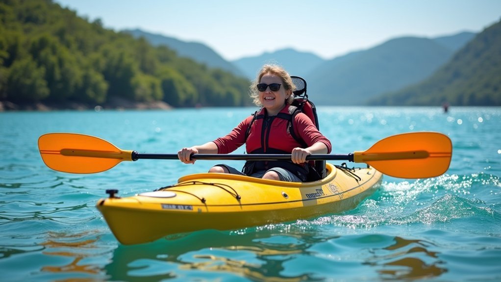 stability aids for adaptive paddling