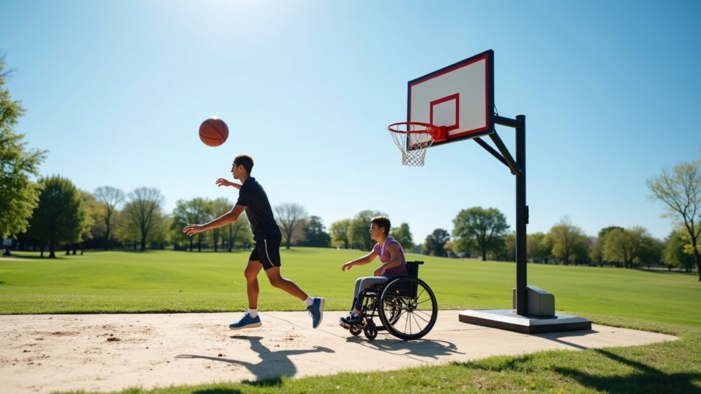 stable portable basketball systems