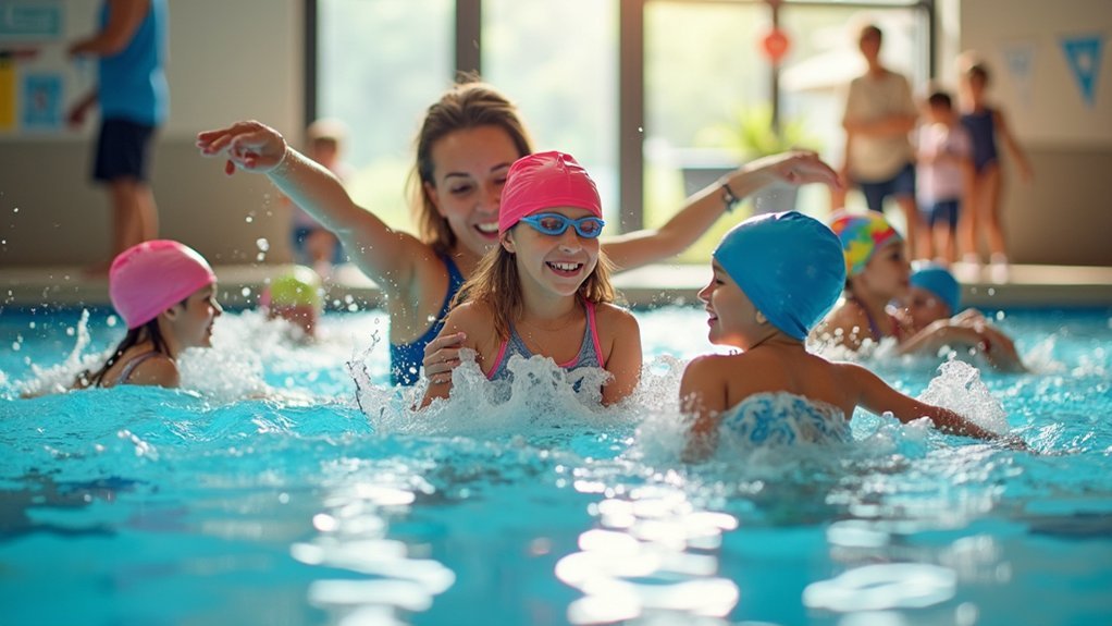 supportive group swimming classes