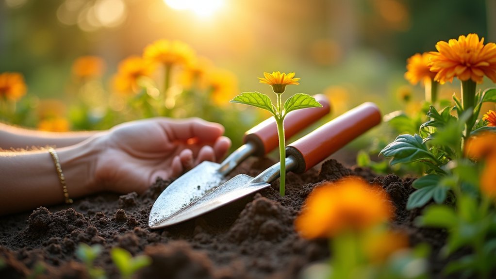 therapeutic gardening with tools