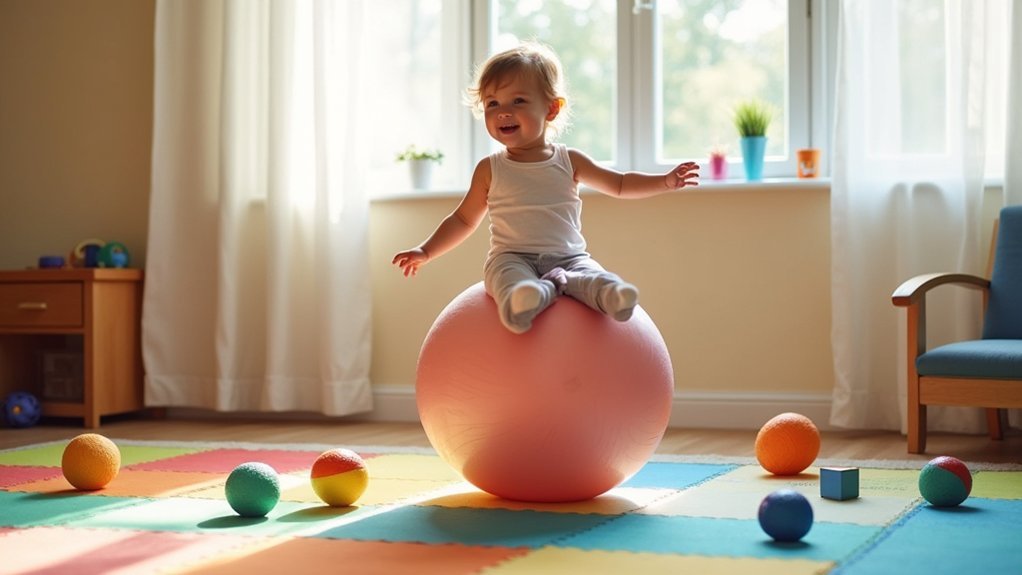 therapy balls enhance motor skills