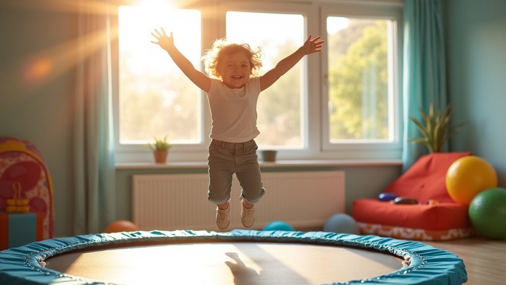 trampolining enhances sensory integration