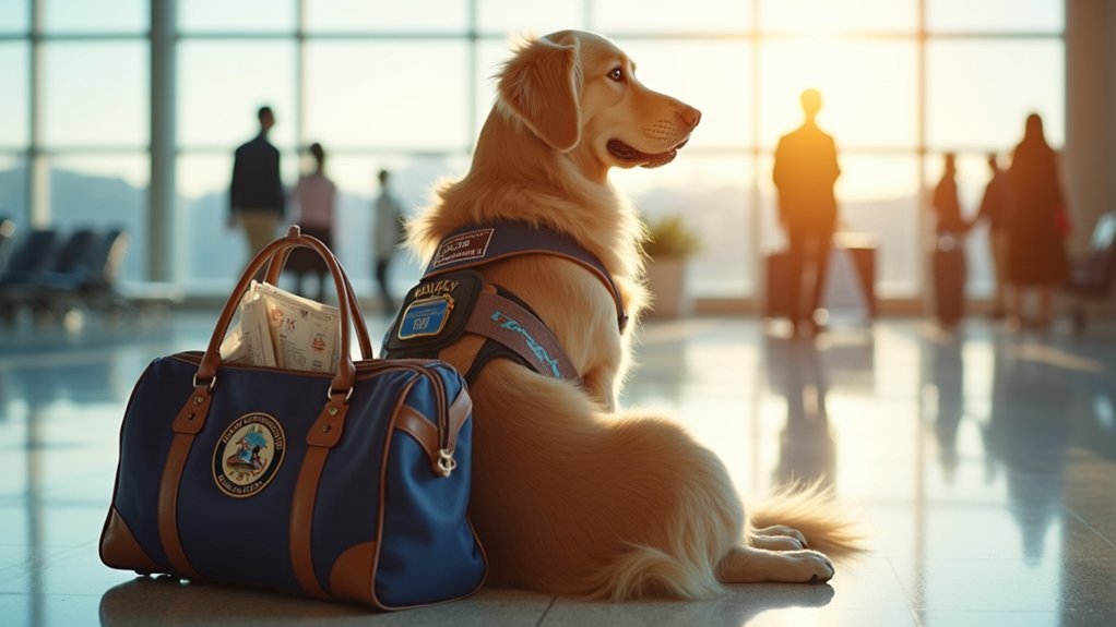 traveling with service dogs