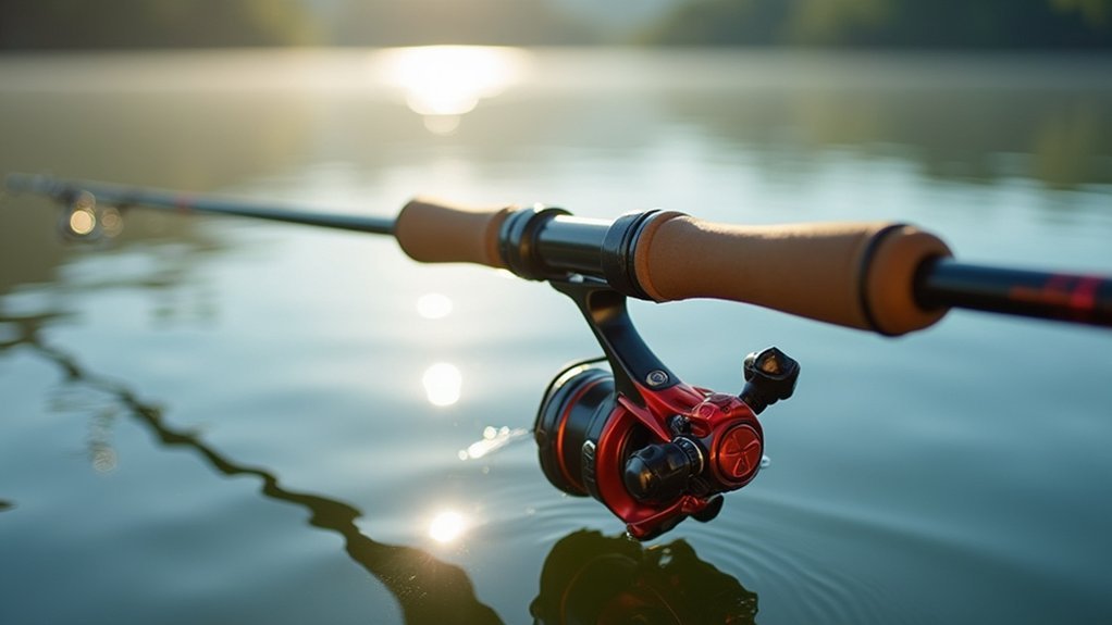 tremor compensating fishing rod holders