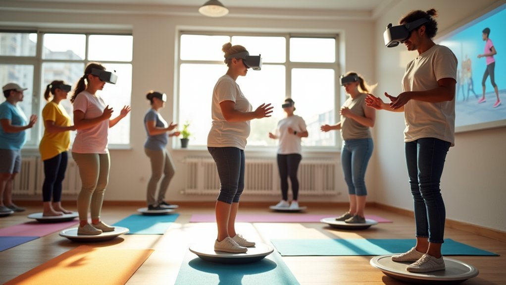 virtual reality balance training