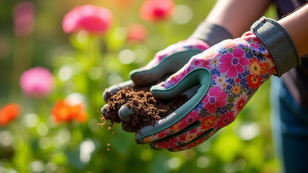 wrist supporting gardening gloves innovations
