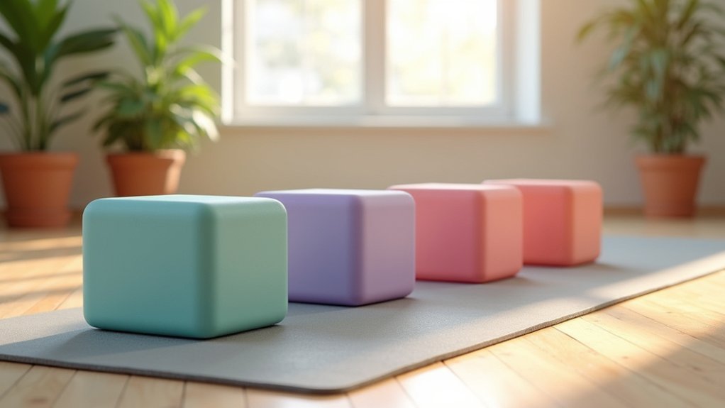 yoga blocks enhance accessibility